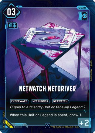 NetWatch Netdriver (129) - Welcome to Night City  Retail