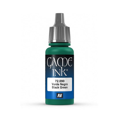 Vallejo Game Ink: Black Green 72.090 (17ml)