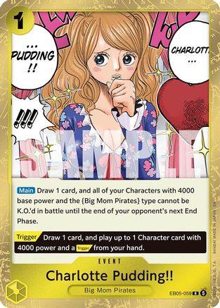 Charlotte Pudding!! (EB05-059) - Extra Booster: One Piece Heroines Edition Vol. 2 Foil