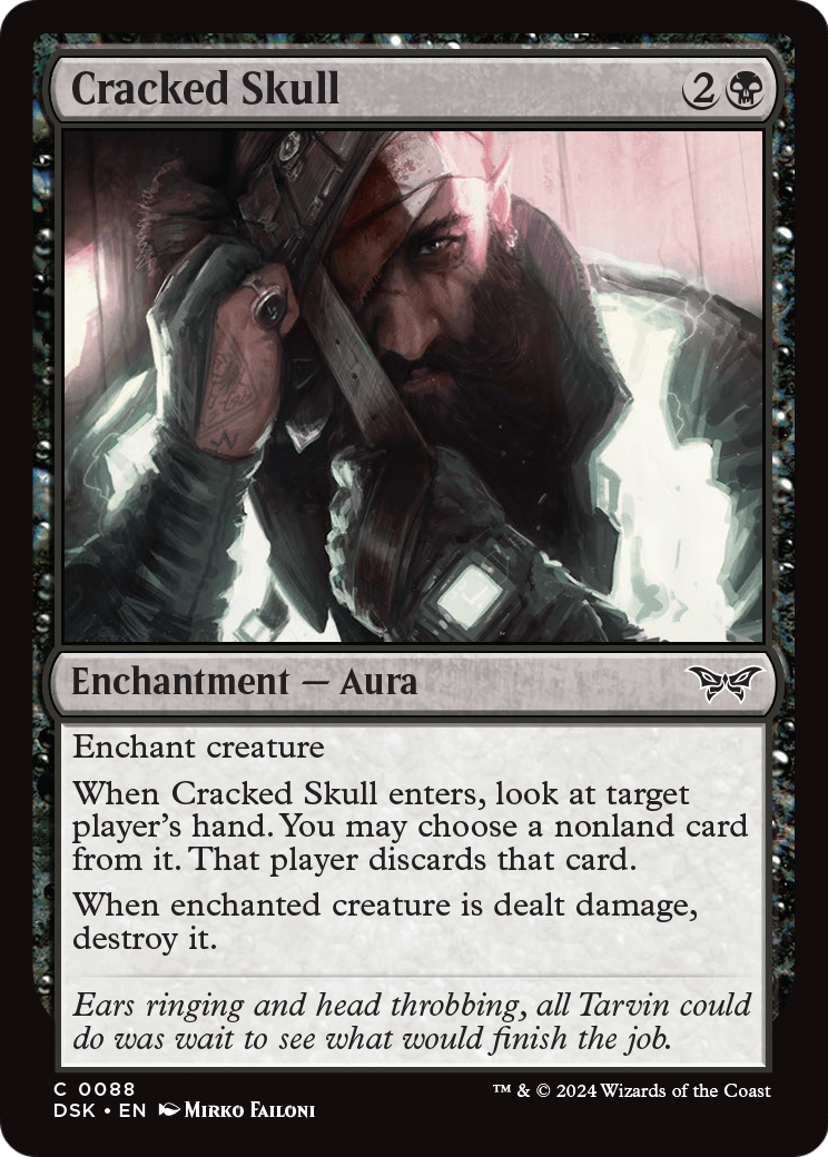 Cracked Skull (DSK-088) - Duskmourn: House of Horror Foil