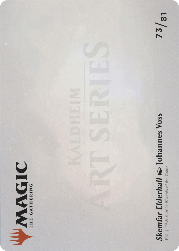 Skemfar Elderhall // Skemfar Elderhall (ASKHM-073) - Art Series: Kaldheim (Borderless) Foil