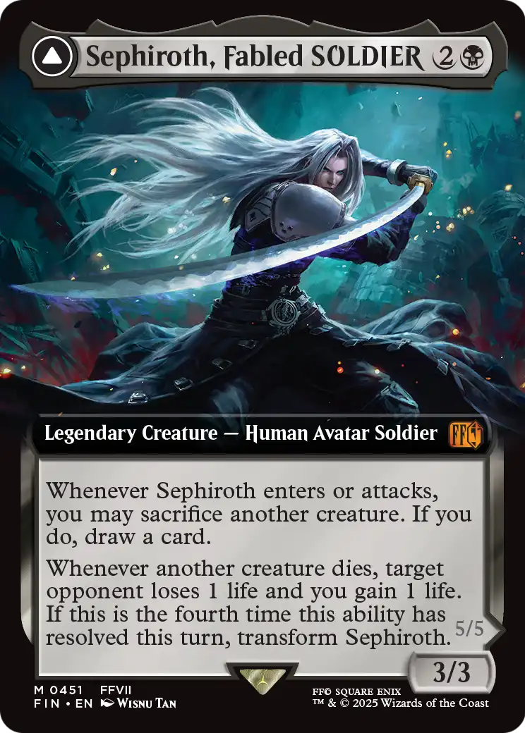 Sephiroth, Fabled SOLDIER (Extended Art) (FIN-451) - FINAL FANTASY: (Extended Art)