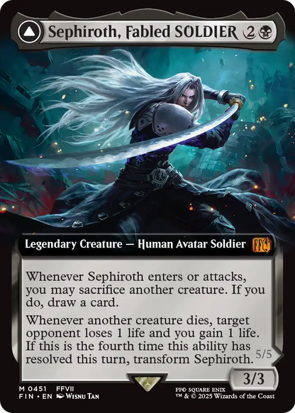 Sephiroth, Fabled SOLDIER (Extended Art) (FIN-451) - FINAL FANTASY: (Extended Art)