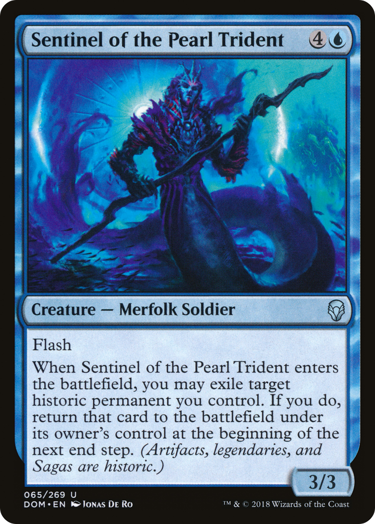Sentinel of the Pearl Trident (DOM-065) - Dominaria Foil