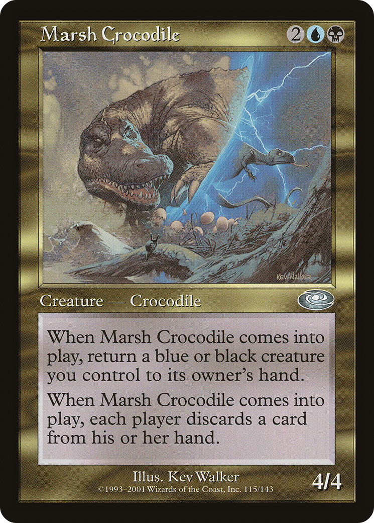 Marsh Crocodile (PLS-115) - Planeshift