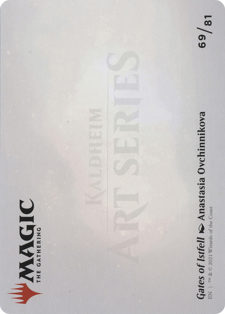 Gates of Istfell // Gates of Istfell (ASKHM-069) - Art Series: Kaldheim (Borderless) Foil