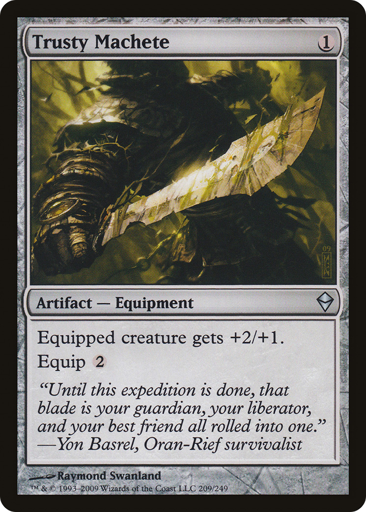 Trusty Machete (ZEN-209) - Zendikar