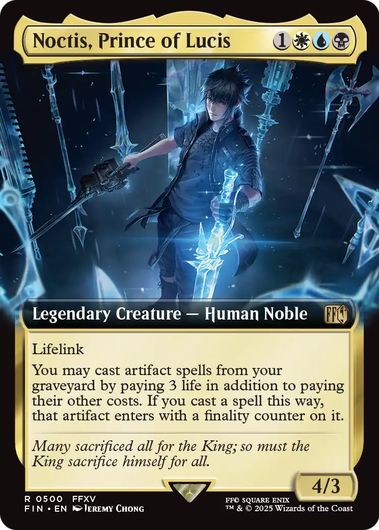 Noctis, Prince of Lucis (Extended Art) (FIN-500) - FINAL FANTASY: (Extended Art)
