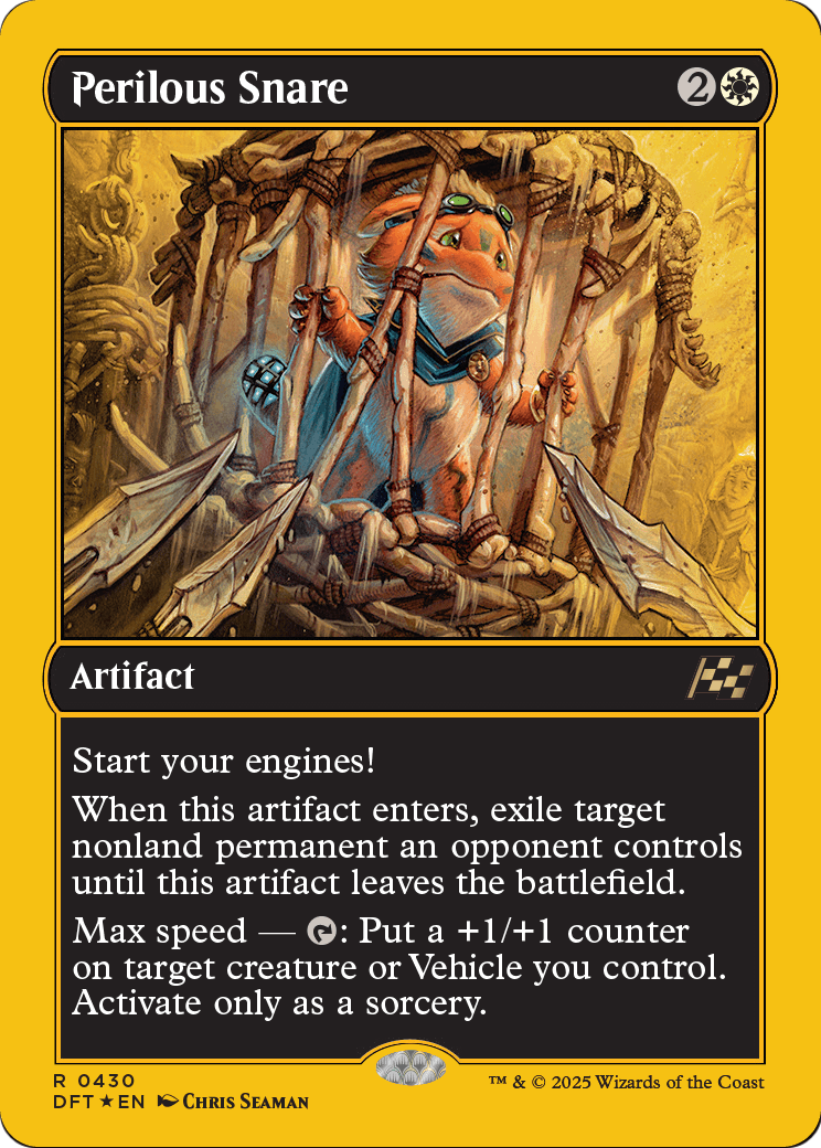Perilous Snare (First-Place Foil) (DFT-430) - Aetherdrift Foil