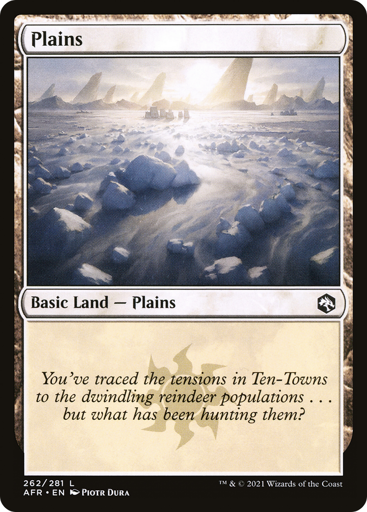 Plains (262) (AFR-262) - Adventures in the Forgotten Realms Foil