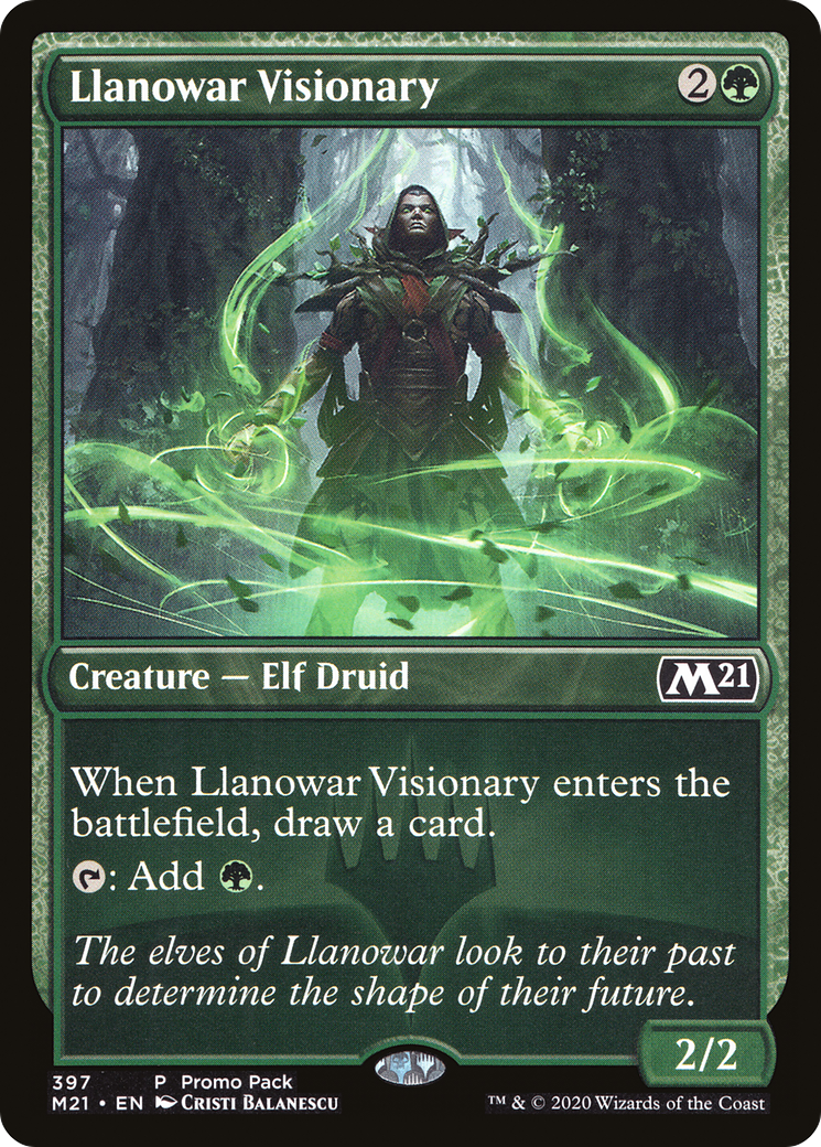 Llanowar Visionary (PPM21-397) - Core Set 2021