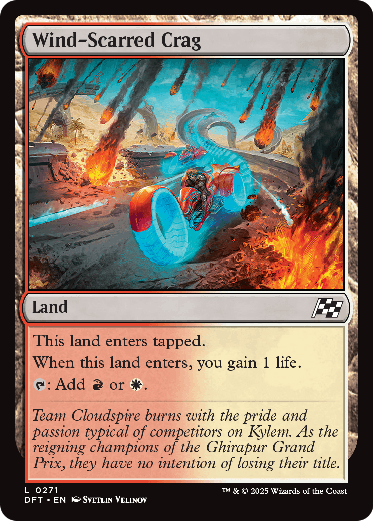 Wind-Scarred Crag (DFT-271) - Aetherdrift Foil