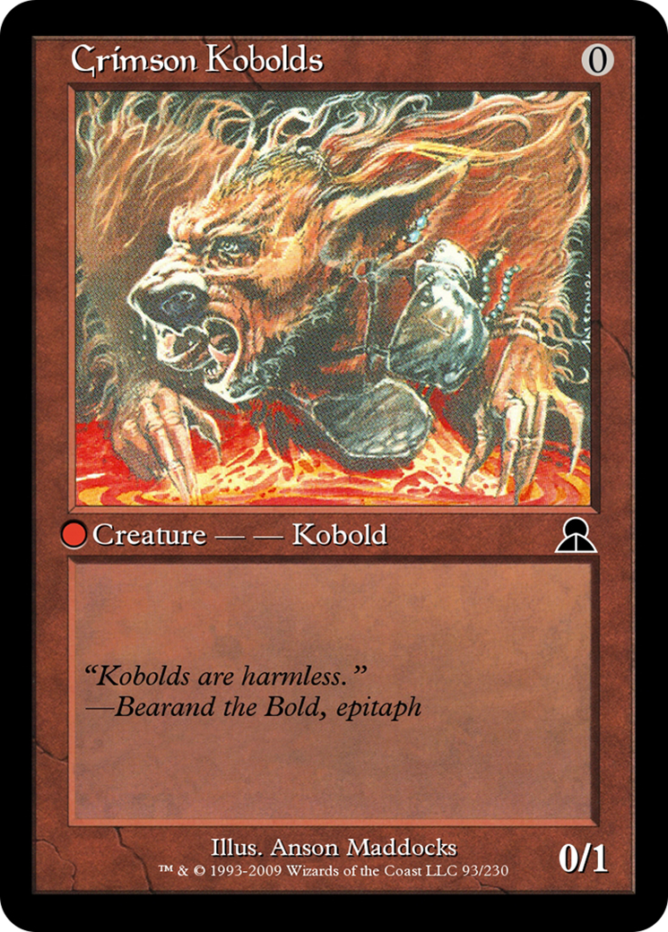 Crimson Kobolds (ME3-093) - Masters Edition III Foil