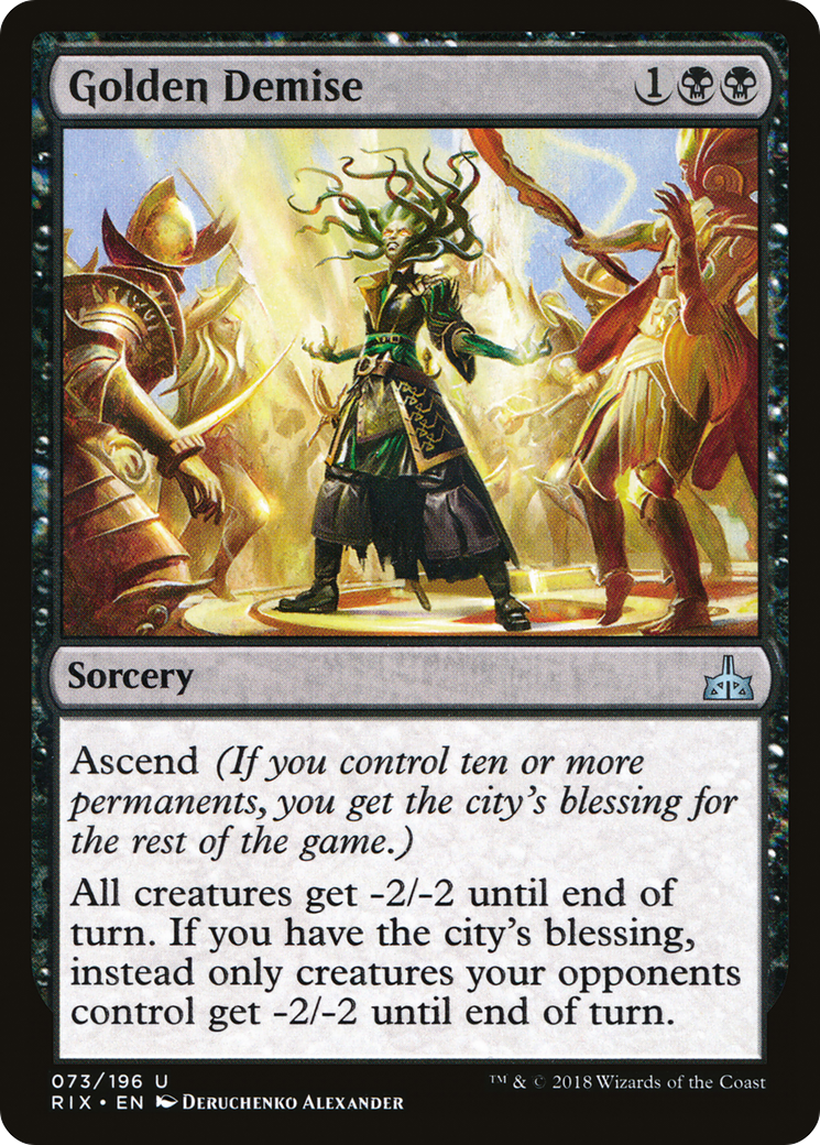 Golden Demise (RIX-073) - Rivals of Ixalan