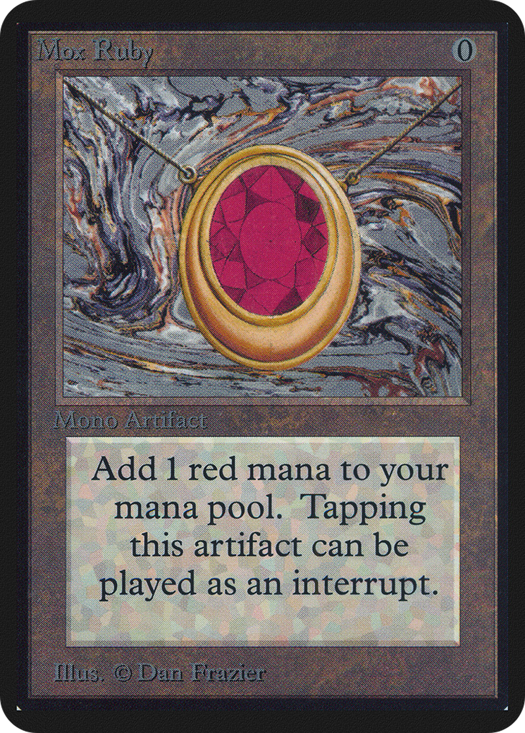 Mox Ruby (LEA-) - Limited Edition Alpha
