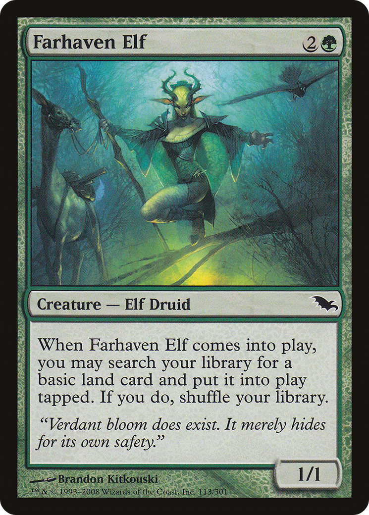 Farhaven Elf (SHM-113) - Shadowmoor
