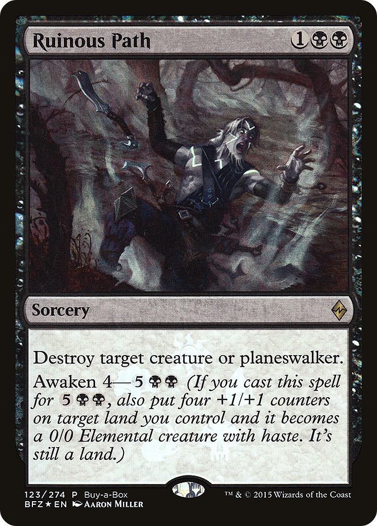 Ruinous Path (BABP-123) - Battle for Zendikar Promos Foil