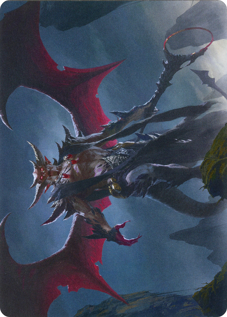 Taborax, Hope's Demise // Taborax, Hope's Demise (AZNR-063) - Zendikar Rising Art Series (Borderless) Foil