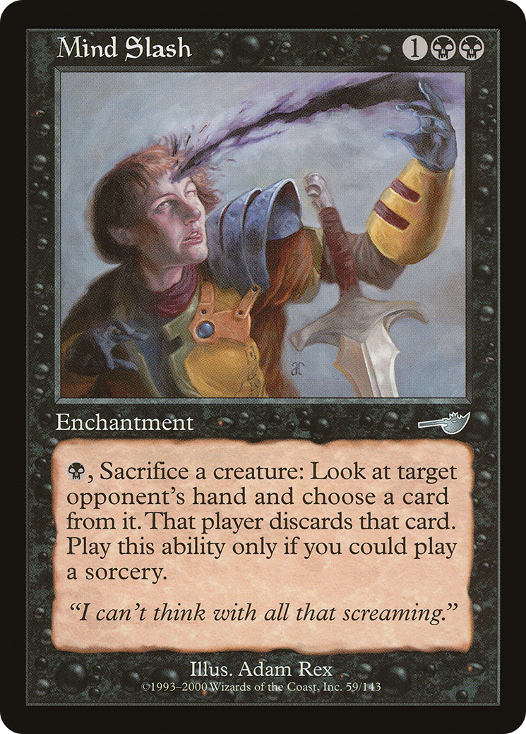 Mind Slash (NMS-059) - Nemesis Foil