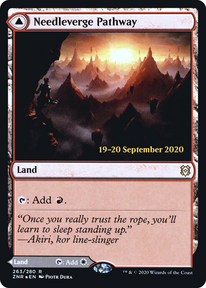 Needleverge Pathway (PRE-263) - Zendikar Rising Promos Foil