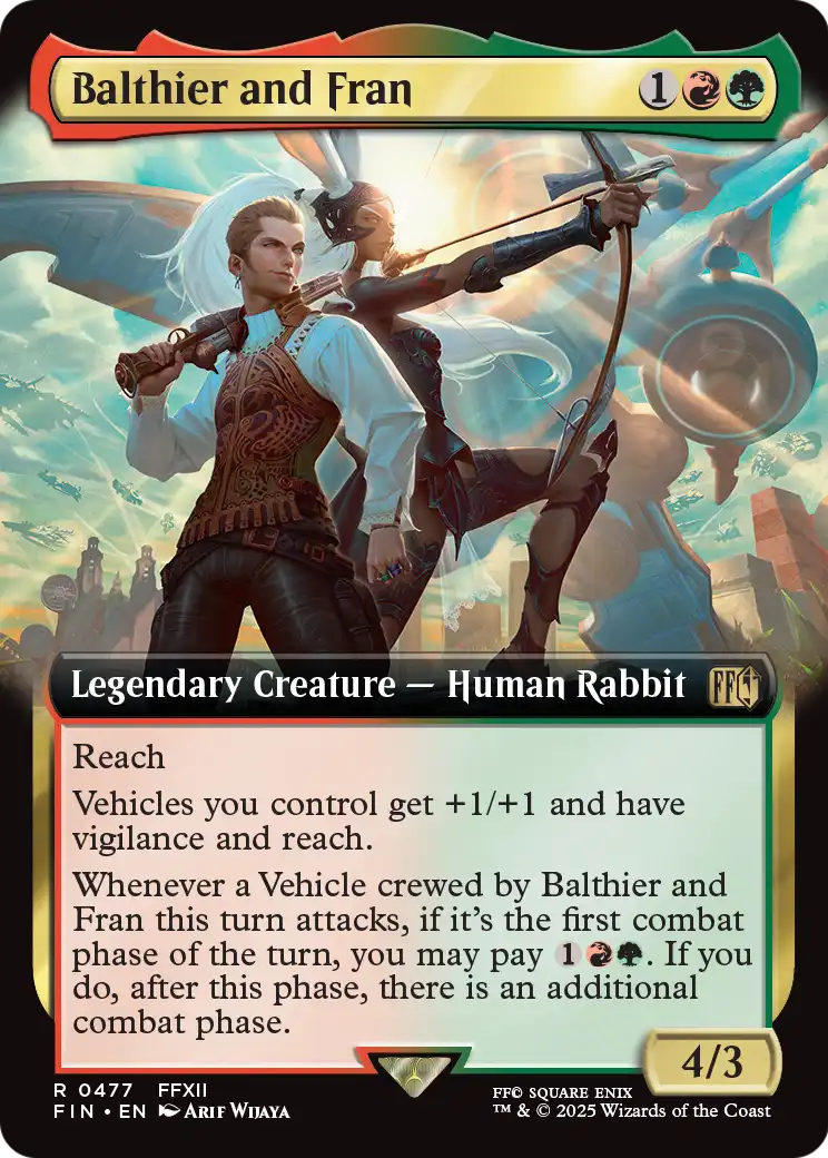 Balthier and Fran (Extended Art) (FIN-477) - FINAL FANTASY: (Extended Art) Foil