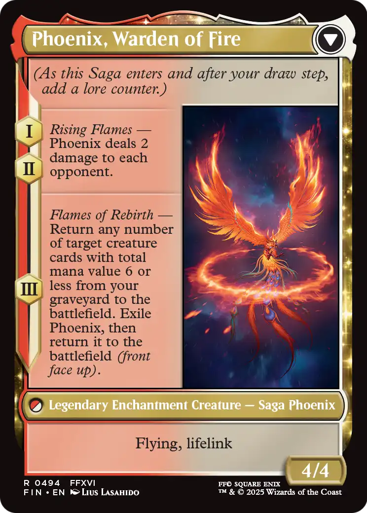 Joshua, Phoenix's Dominant (Extended Art) (FIN-494) - FINAL FANTASY: (enchantment, Extended Art) Foil