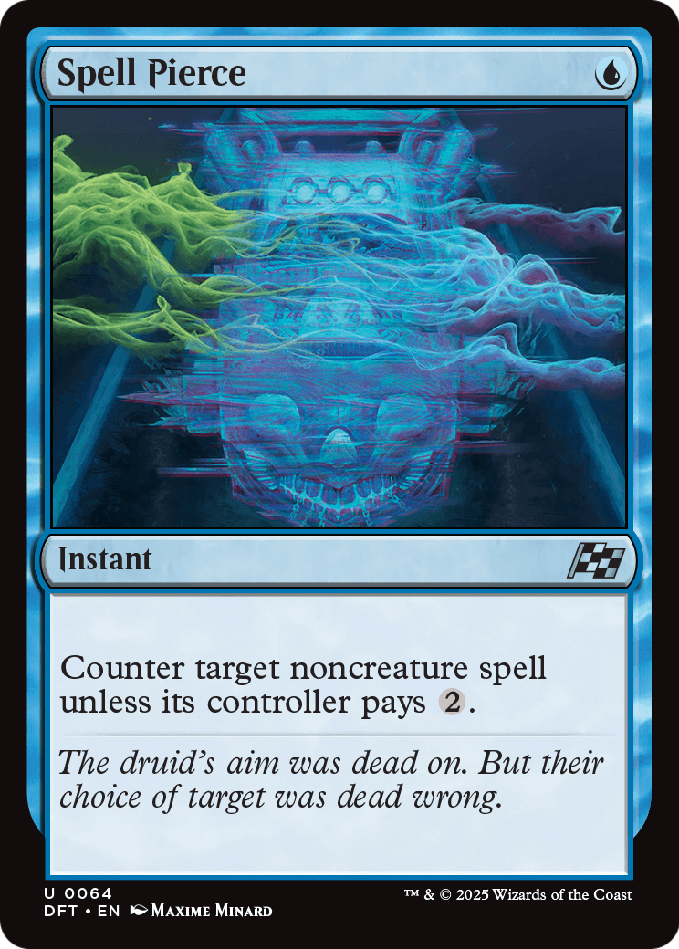 Spell Pierce (DFT-064) - Aetherdrift Foil