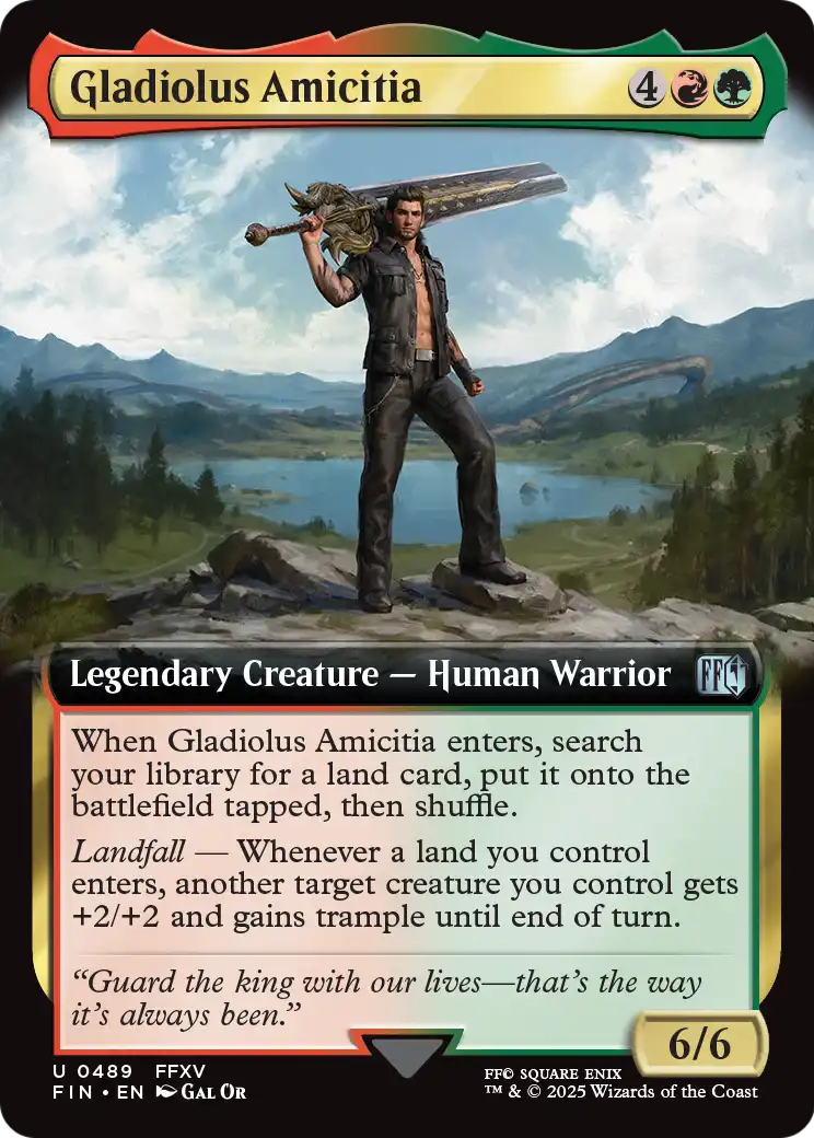 Gladiolus Amicitia (Extended Art) (FIN-489) - FINAL FANTASY: (Extended Art)