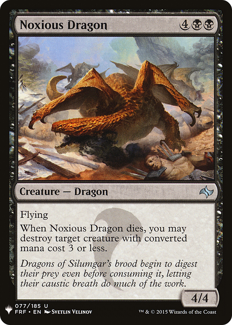Noxious Dragon (LIST-077) - The List