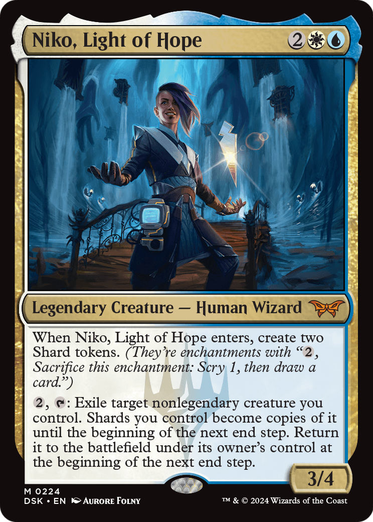 Niko, Light of Hope (DSK-224) - Duskmourn: House of Horror Foil