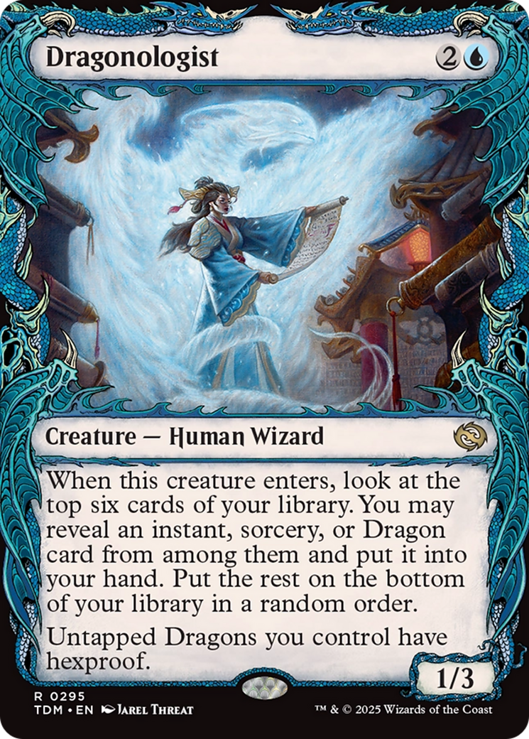 Dragonologist (Showcase) (TDM-295) - Tarkir: Dragonstorm: (Showcase) Foil