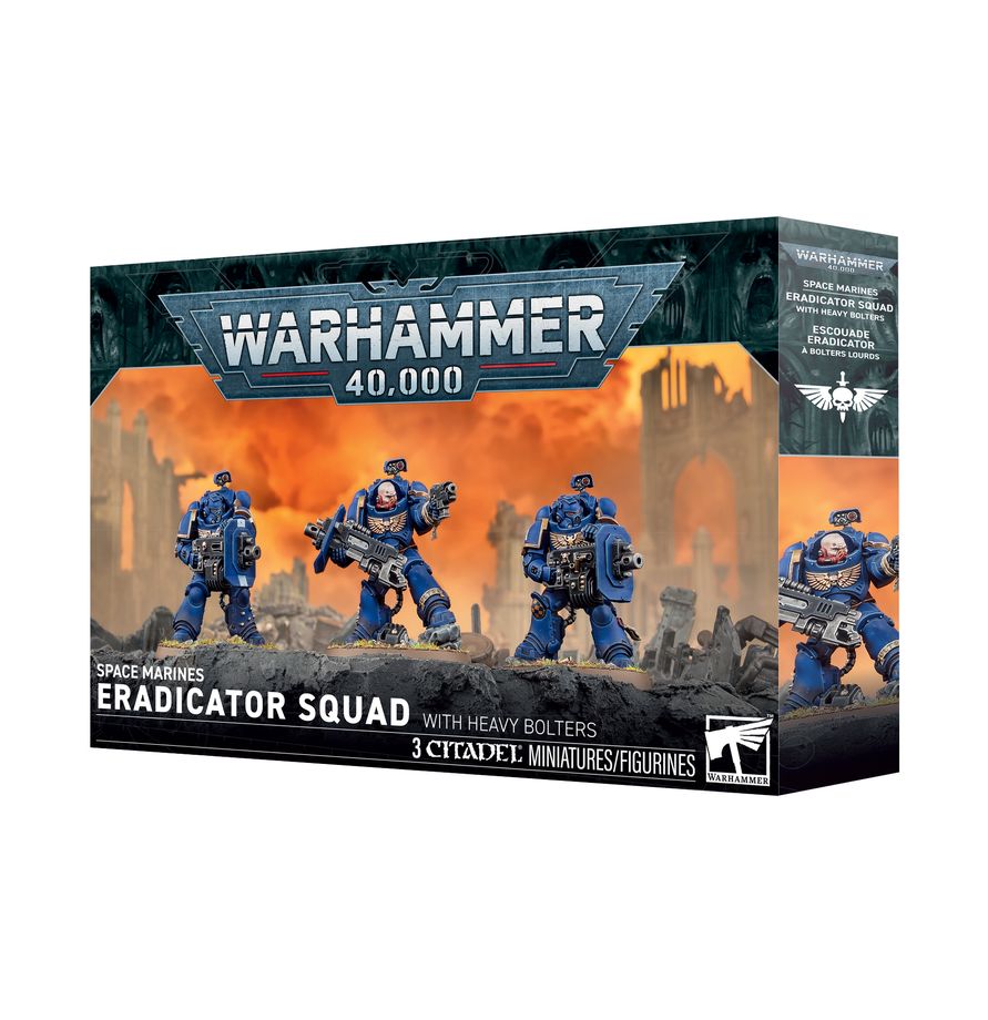 Warhammer 40,000 - Space Marines Eradicator Squad With Heavy Bolters