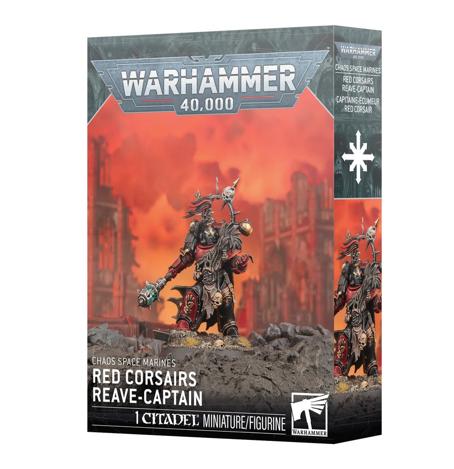 Chaos Space Marines: Red Corsairs Reave-Captain - Warhammer 40,000