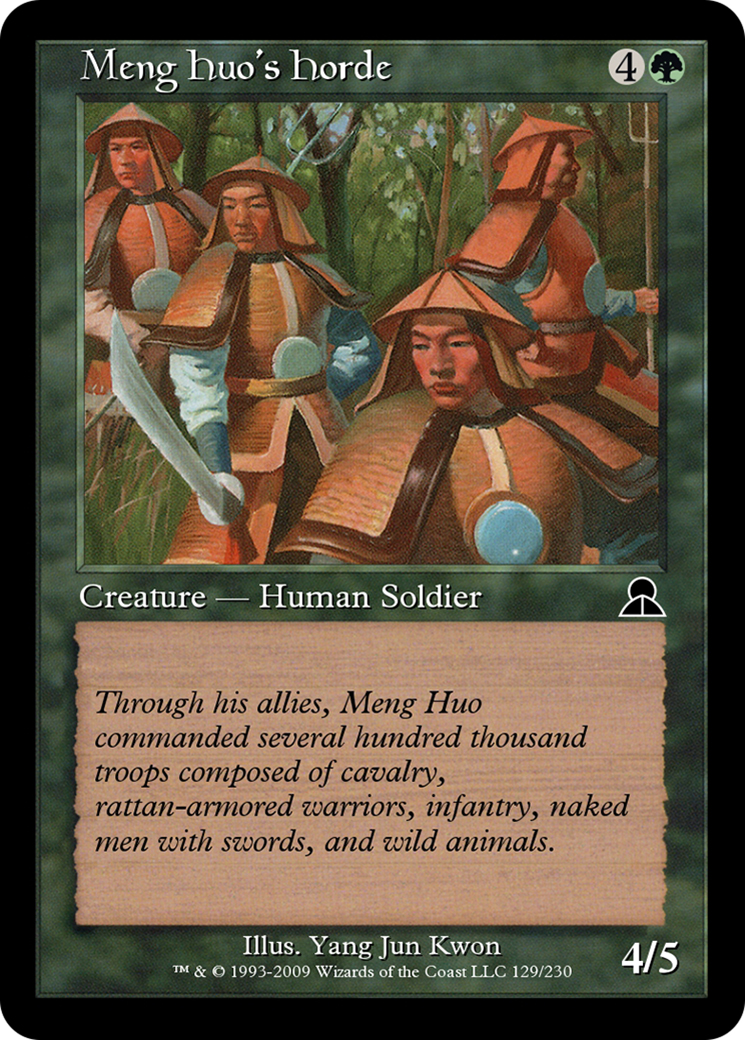 Meng Huo's Horde (ME3-129) - Masters Edition III