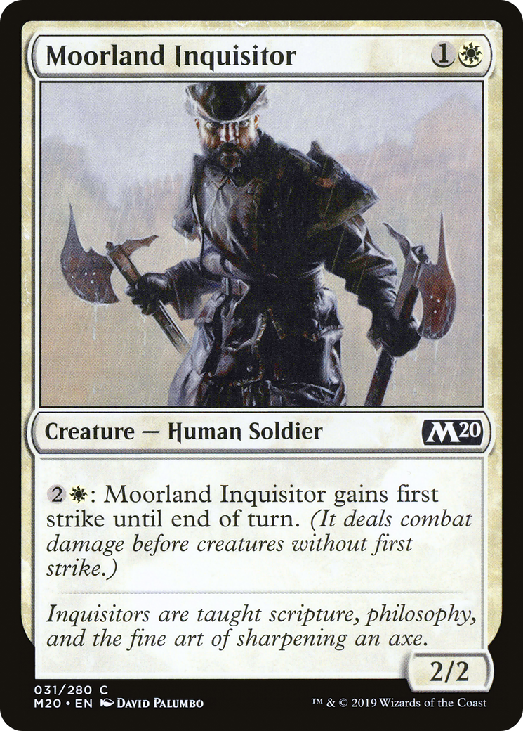 Moorland Inquisitor (M20-031) - Core Set 2020 Foil