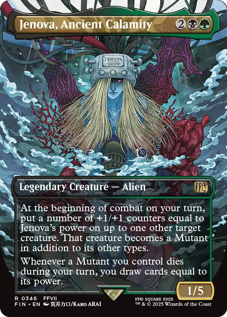 Jenova, Ancient Calamity (Borderless) (FIN-346) - FINAL FANTASY Foil