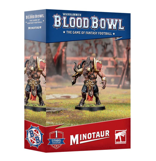 Blood Bowl Minotaur 202-67 – powerful monstrous player miniature for Blood Bowl teams. Available at Game Roost NZ.