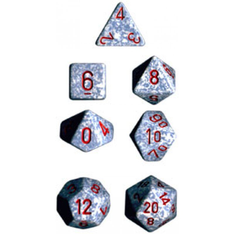 Chessex Polyhedral 7-Die Set - Speckled
