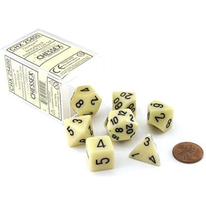 Chessex Polyhedral 7-Die Set - Opaque