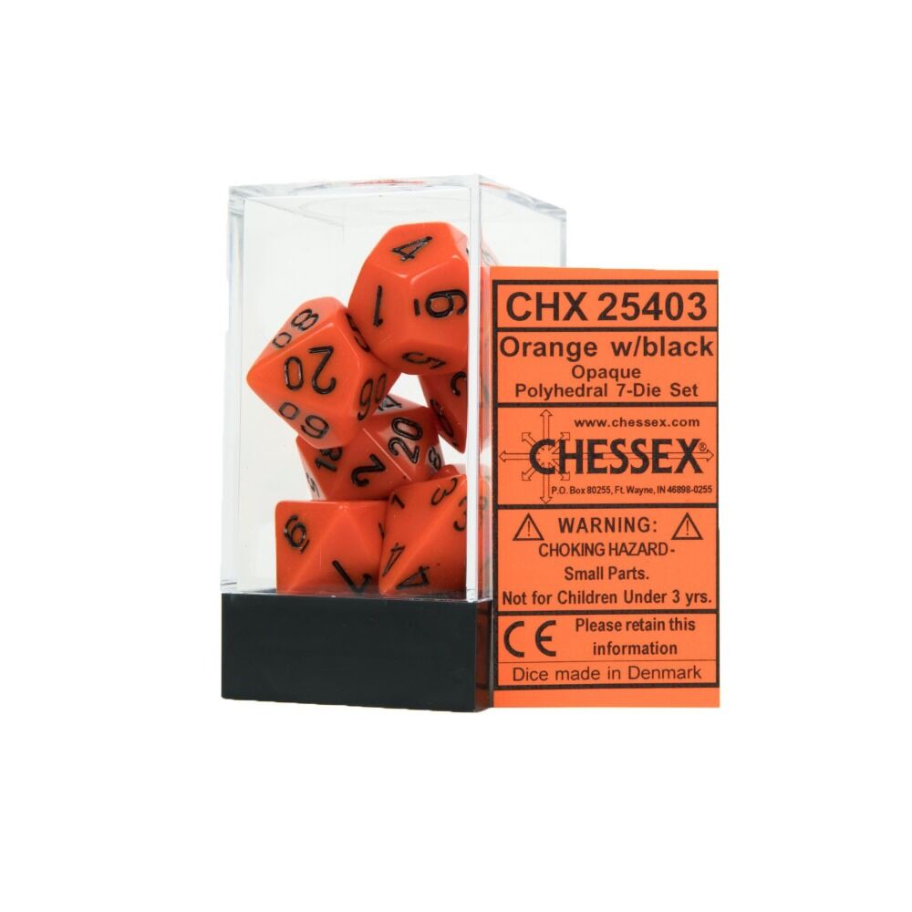 Chessex Polyhedral 7-Die Set - Opaque