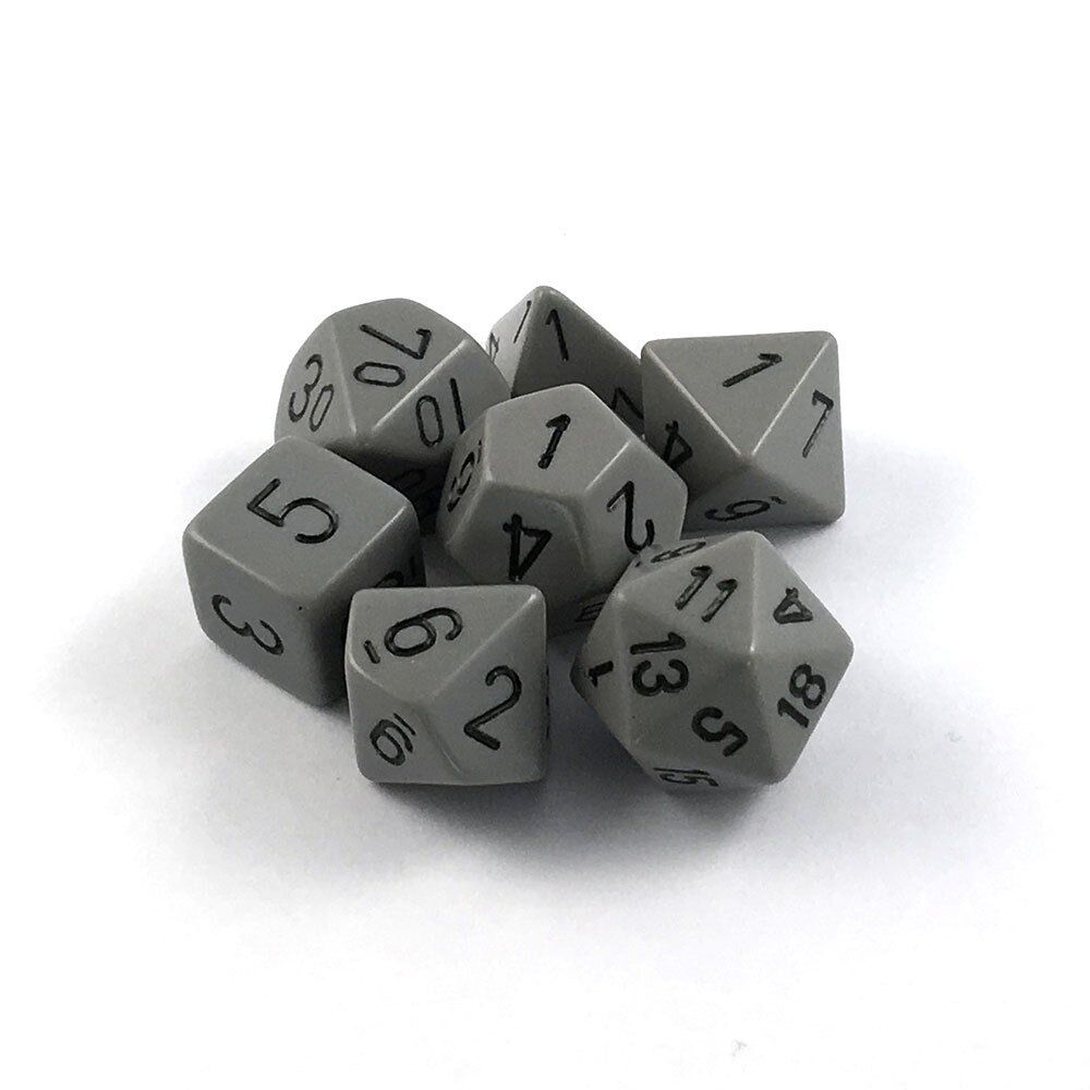Chessex Polyhedral 7-Die Set - Opaque