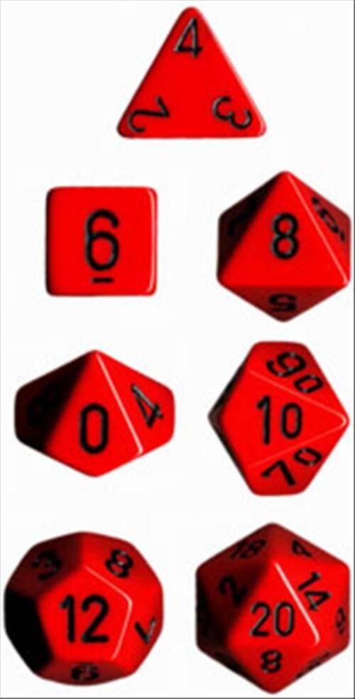 Chessex Polyhedral 7-Die Set - Opaque