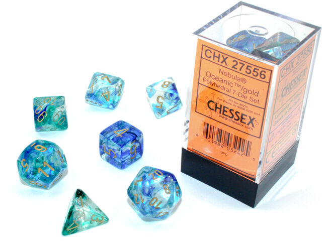Chessex Polyhedral 7-Die Set - Nebula