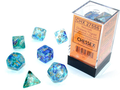 Chessex Polyhedral 7-Die Set - Nebula