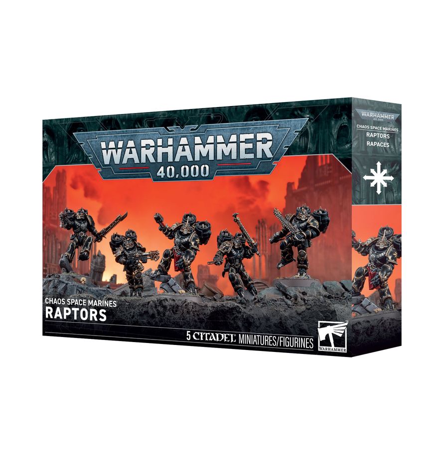 Chaos Space Marines Raptors Warhammer 40,000 miniatures NEW 2026