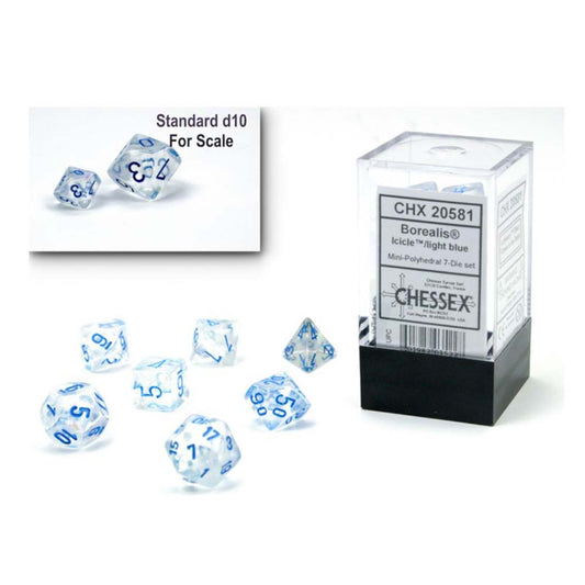 Chessex Mini-hedral 7-Die - Borealis