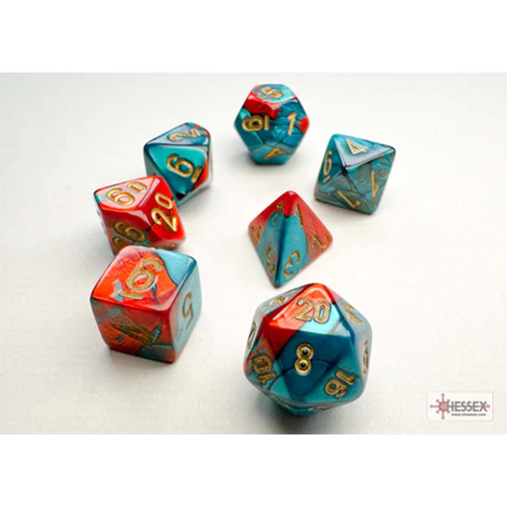 Chessex Mini-hedral 7-Die Set - Gemini