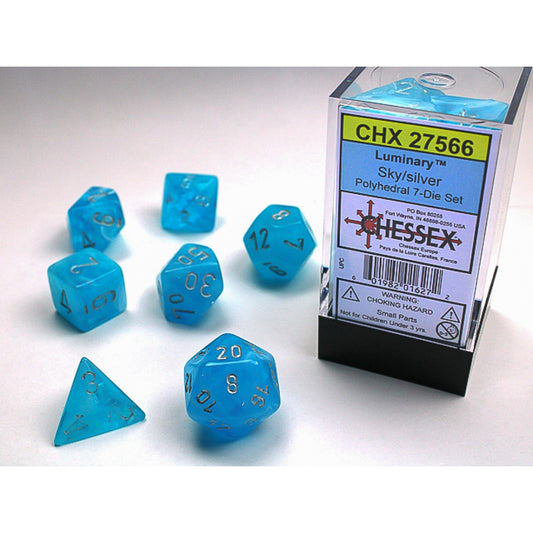 Chessex Polyhedral 7-Die Set - Luminary