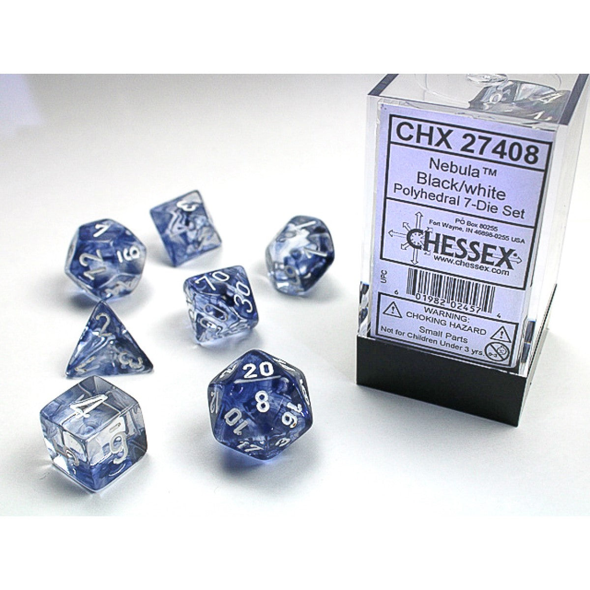 Chessex Polyhedral 7-Die Set - Nebula