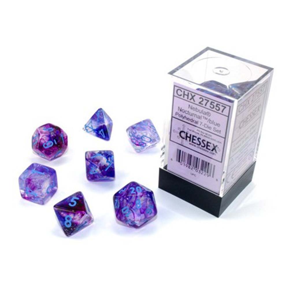 Chessex Polyhedral 7-Die Set - Nebula
